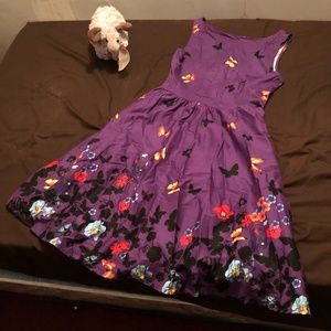 NEW Purple Floral Summer Dress M/L